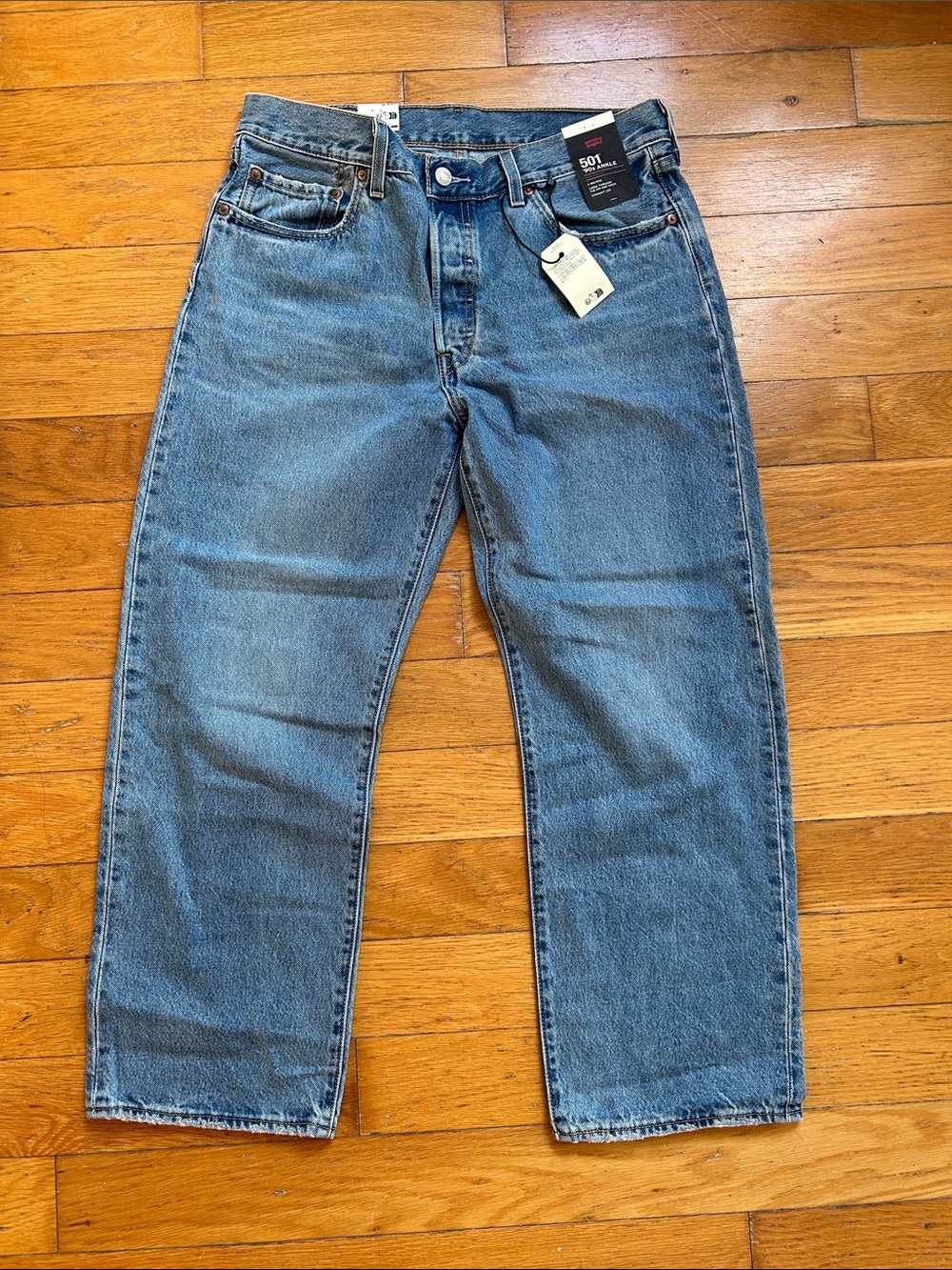 Levi's 501® '90s Ankle Women's Jeans 31 x 27 Light Blue Straight-Leg Jeans